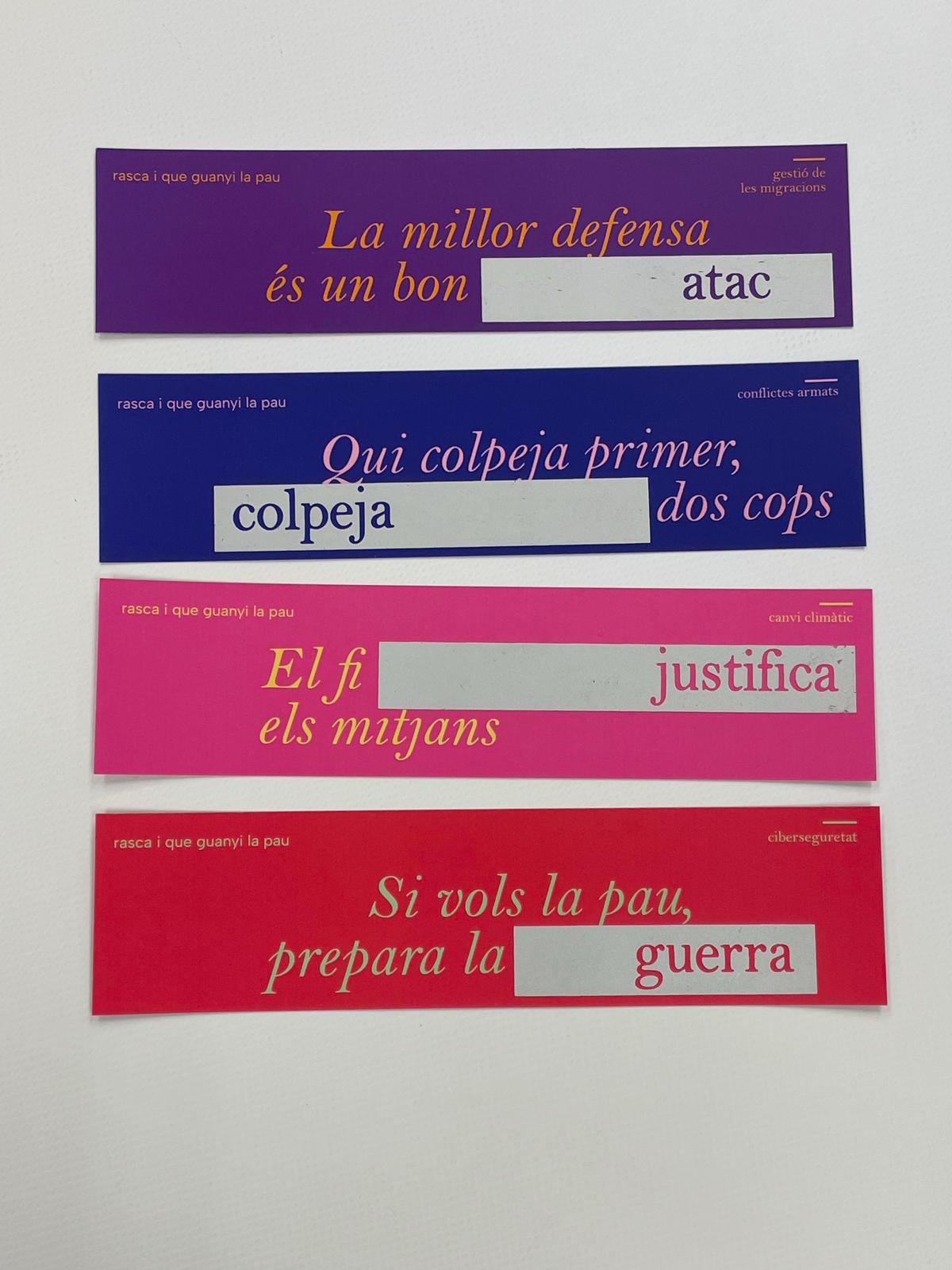 Per Sant Jordi, rasca i que guanyi la pau