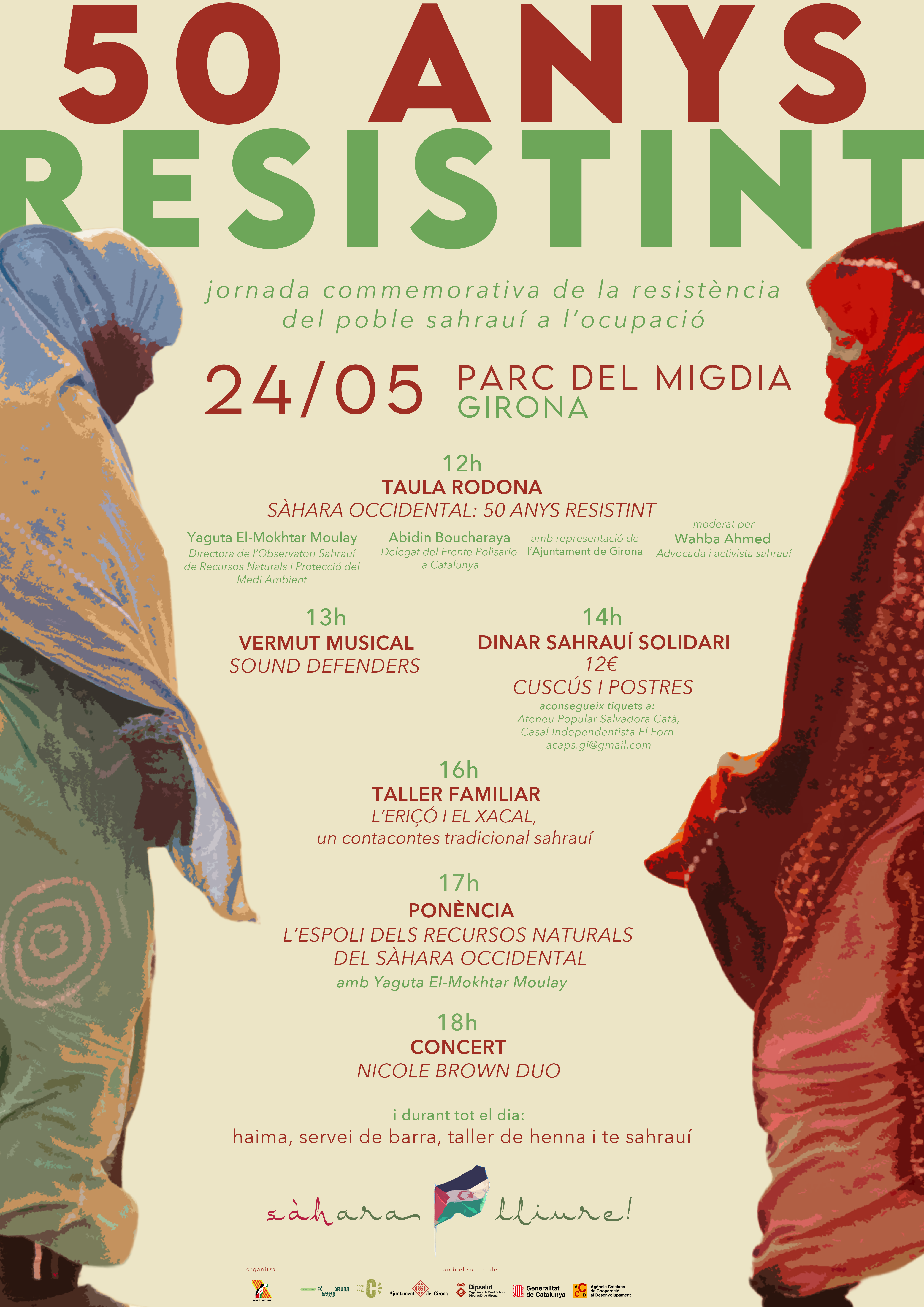 50 anys resistint. Jornada commemorativa de la resistència del poble sahrauí a l'ocupació