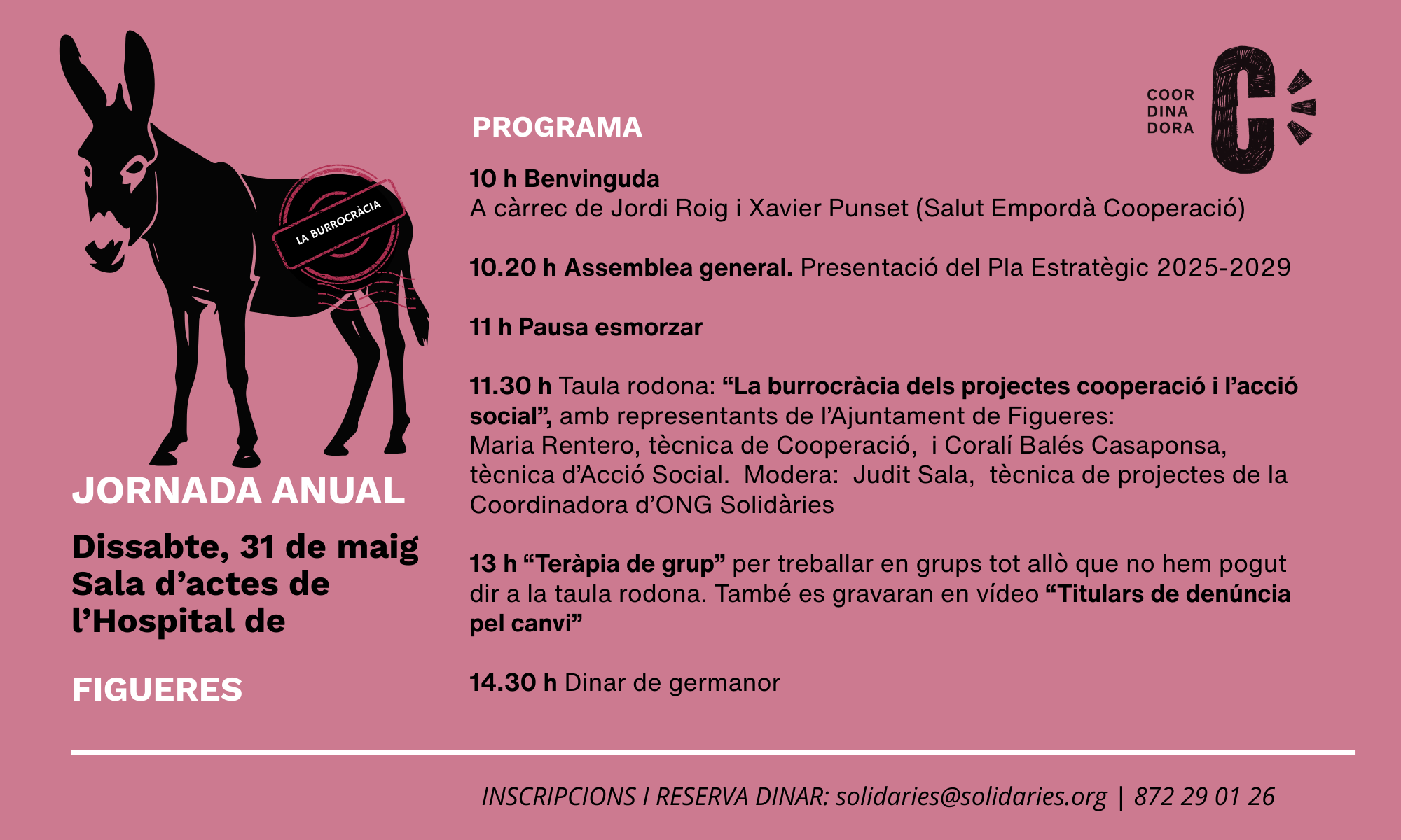 Jornada Anual 2025: La burrocràcia dels projectes de cooperació i l’acció social