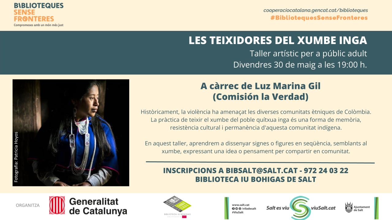 TALLER ARTÍSTIC: LES TEIXIDORES DEL XUMBE INGA