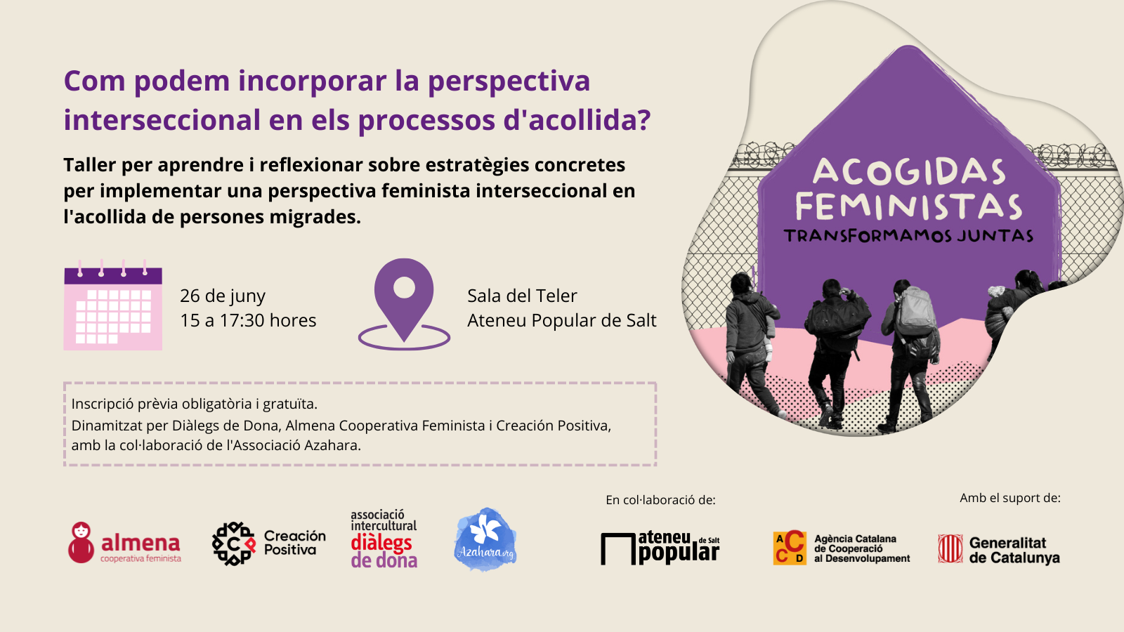Com podem incorporar la perspectiva feminista interseccional en els processos d'acollida?