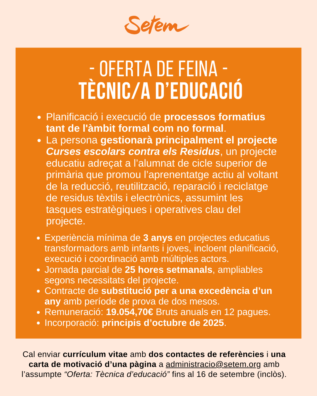 Feina i voluntariat