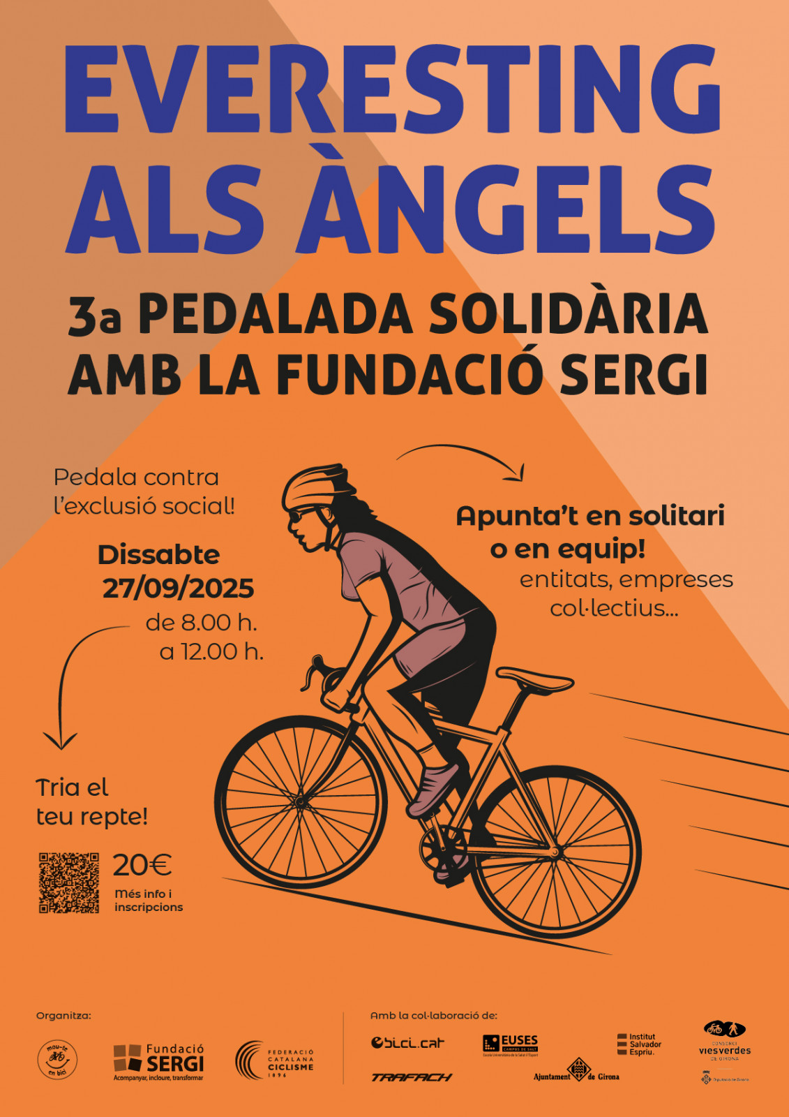 3a pedalada solidària: Everesting als Àngels 2025