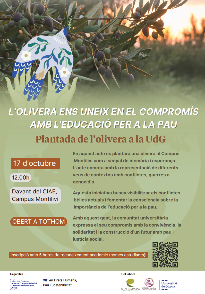 Plantada de l'olivera de la UdG