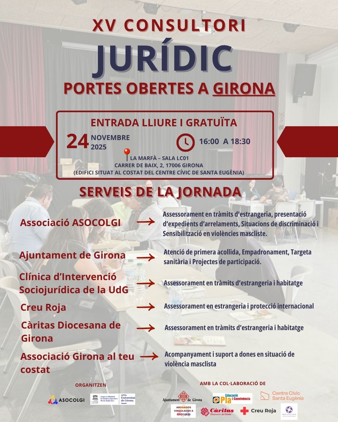 XV Jornada del Consultori Jurídic de Portes Obertes