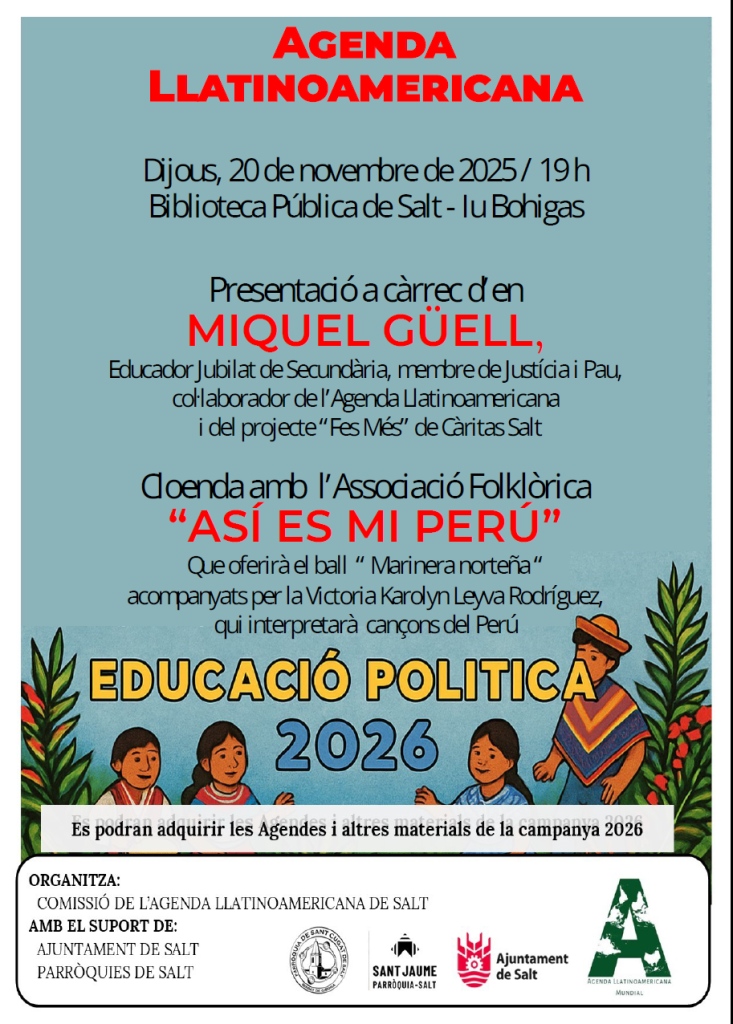 Presentació de l'Agenda Llatinoamericana Mundial 2026