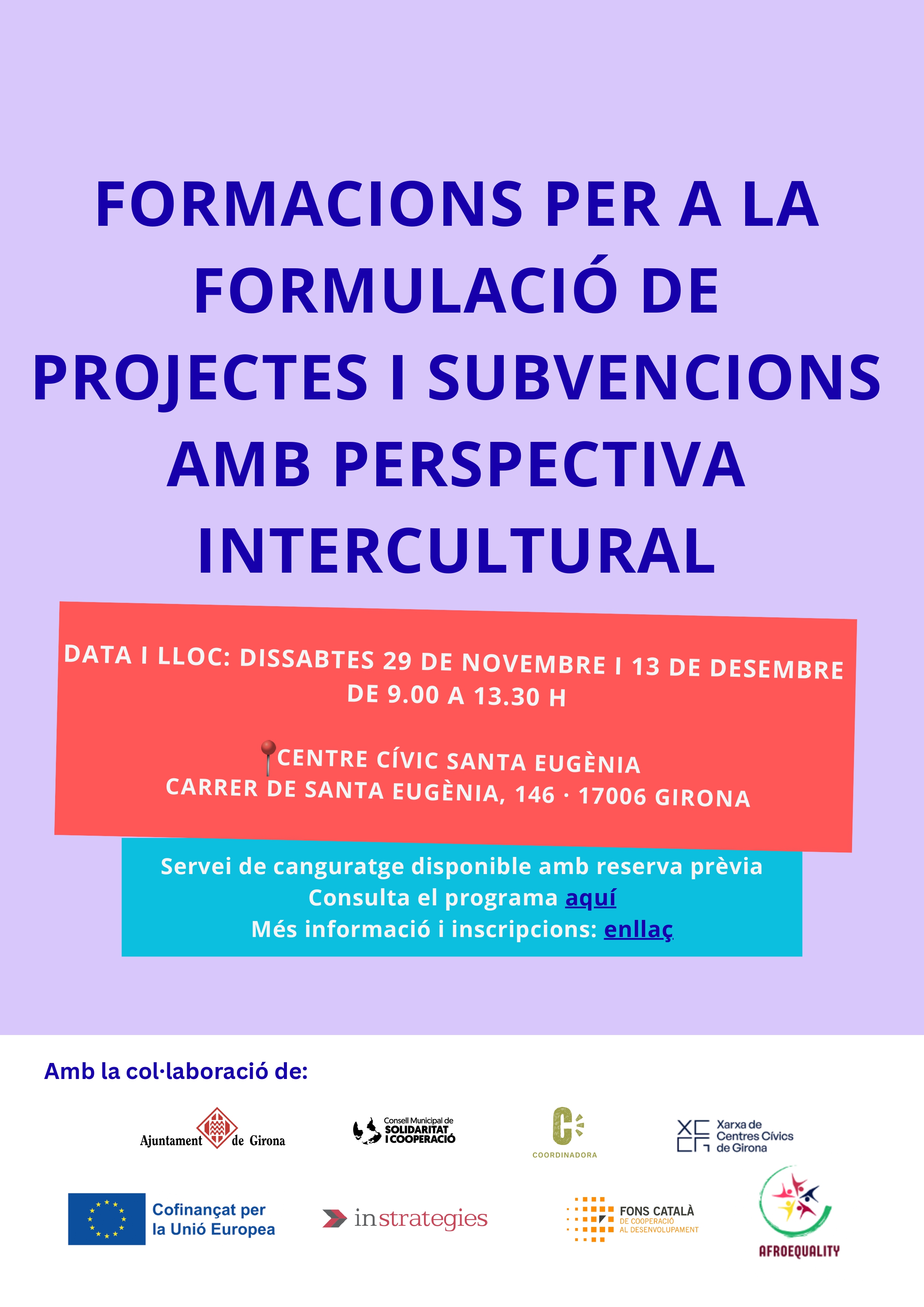 Formulació de projectes i subvencions amb perspectiva intercultural