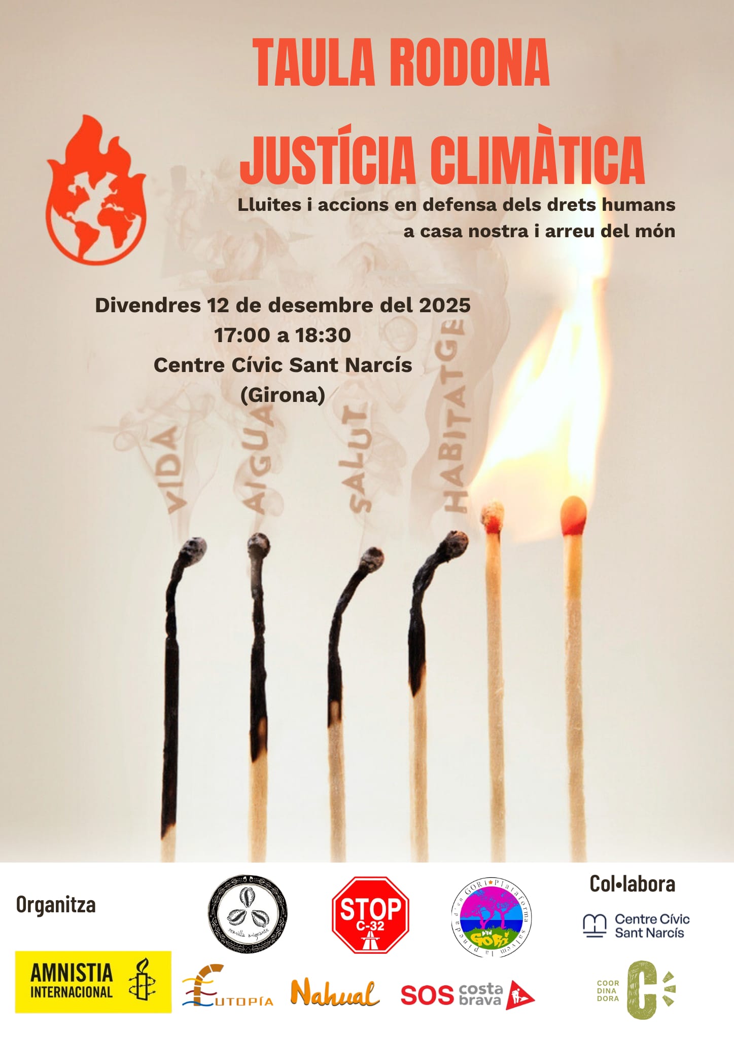 Taula rodona: Justícia climàtica