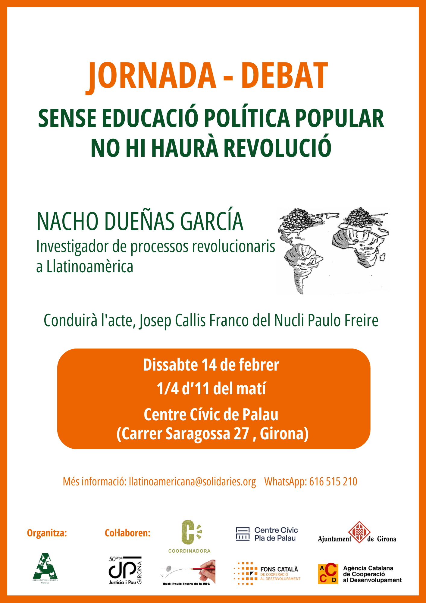 Sense educació política popular no hi haurà revolució