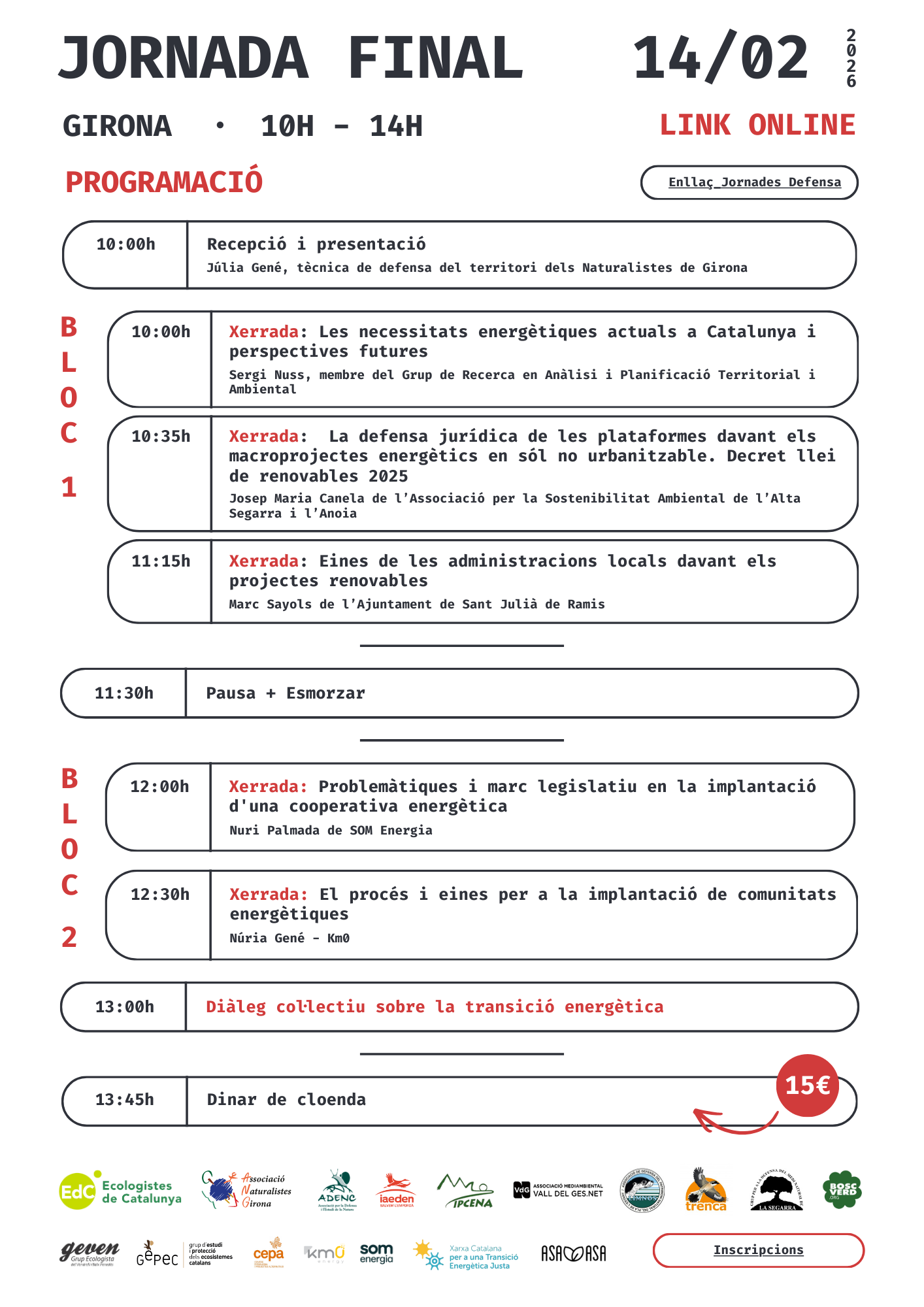 Jornada Final de les Jornades de defensa ambiental