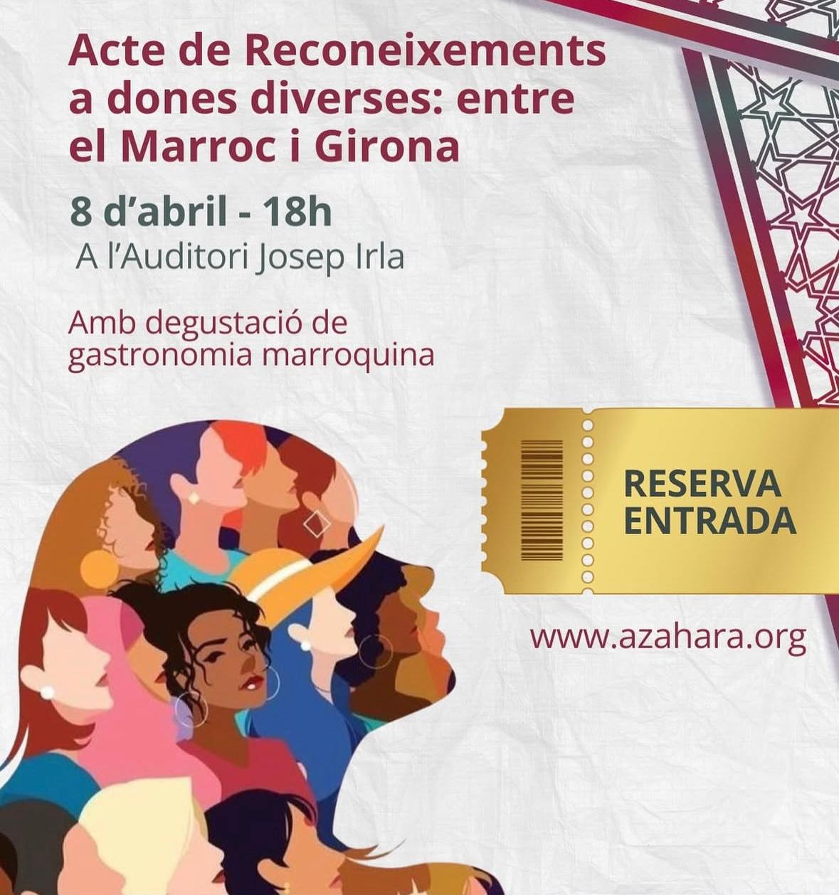 Acte de Reconeixements a dones diverses: entre el Marroc i Girona