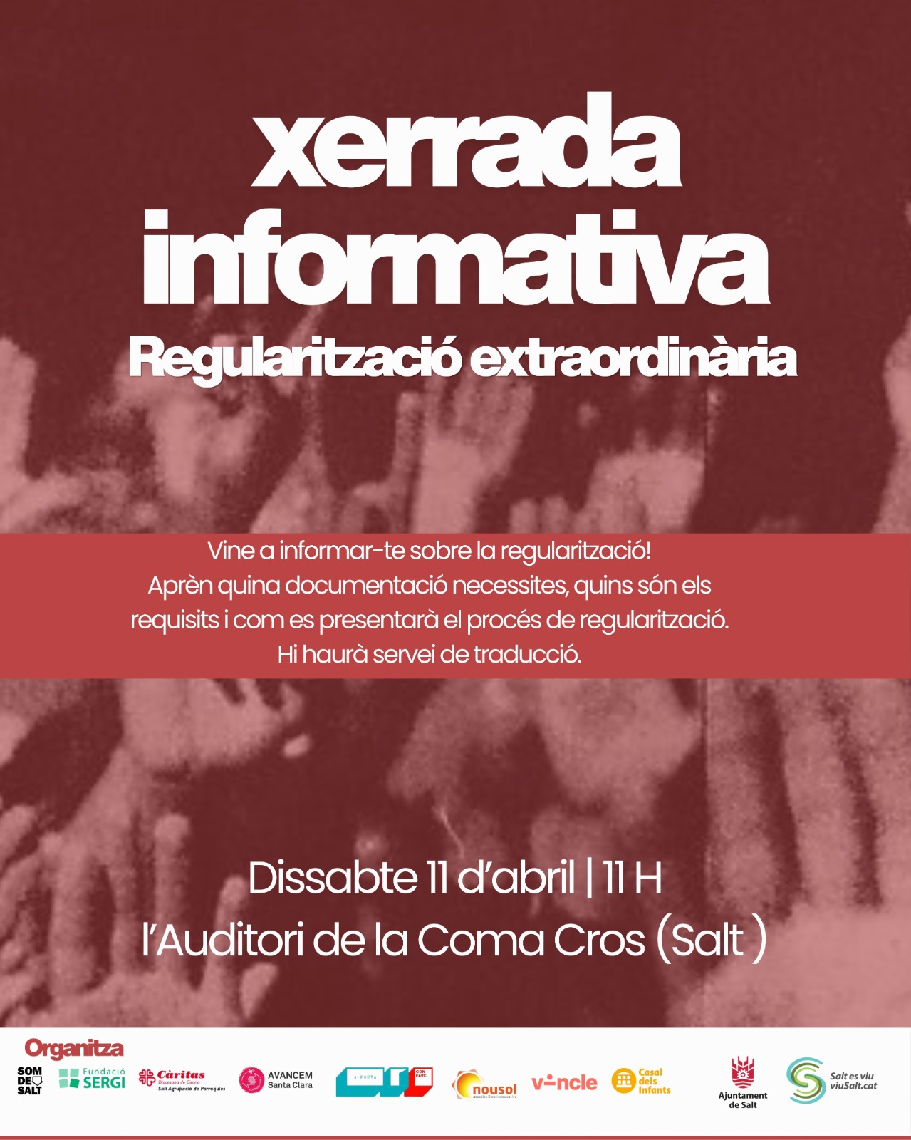 Xerrada informativa sobre la regularització extraordinària