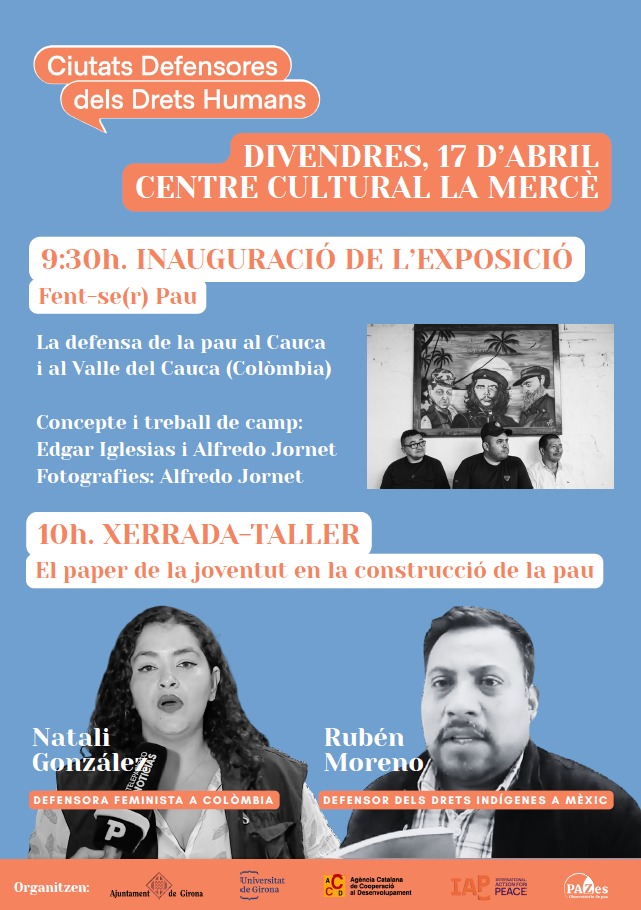 La defensa de pau al Cauca- Ciutats Defensores dels DH