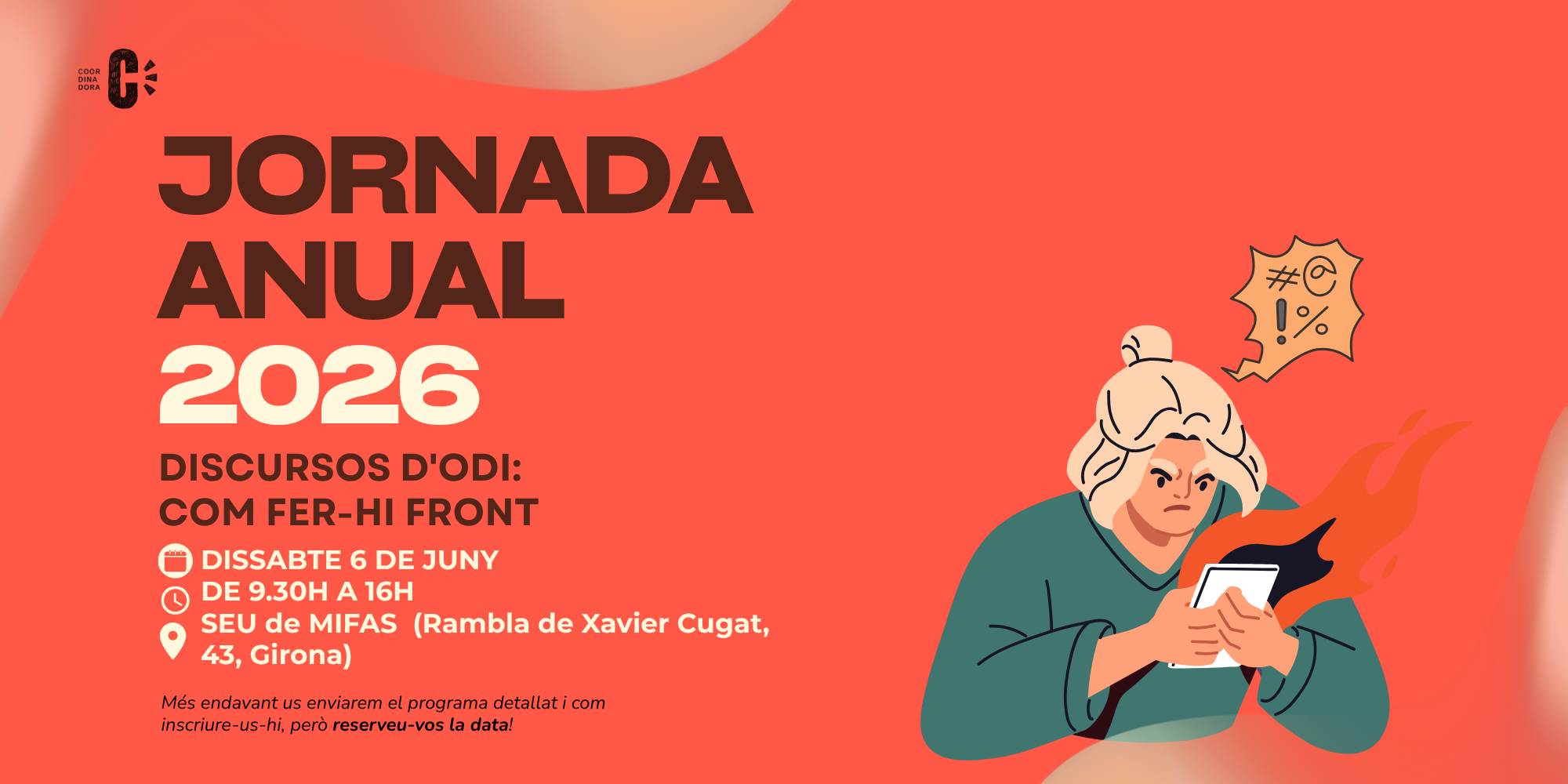 Jornada Anual 2026: Discursos d'odi: com fer-hi front