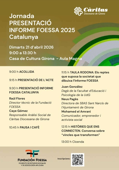 Jornada Presentació Informe Foessa 2025