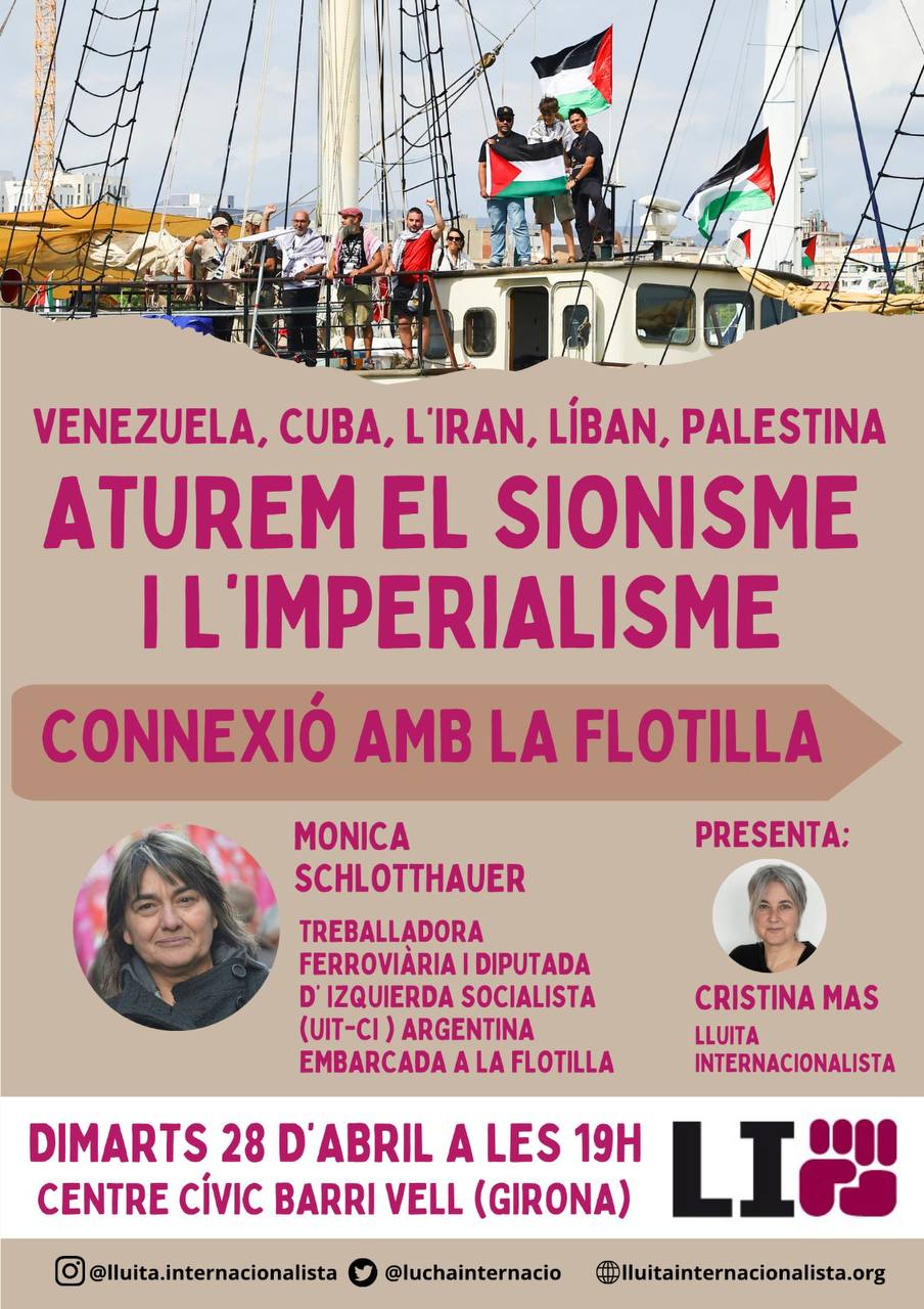 Veneçuela, Cuba, Iran, Líban, Palestina, Aturem el sionisme i l'imprerialisme 