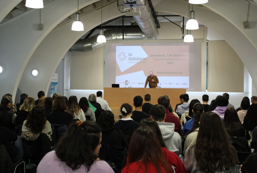 La Solidària, punt de trobada entre estudiants i entitats de la intervenció social