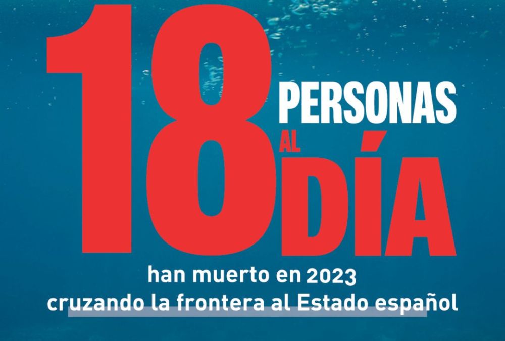 2023, l’any més mortífer en les rutes migratòries cap a l’Estat espanyol