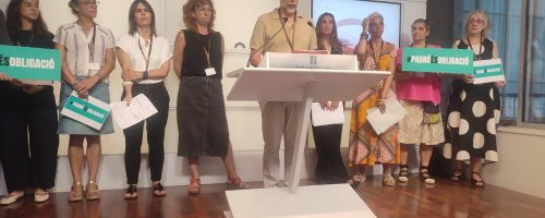                                                                                                      PSC, ERC, COMUNS I CUP signen el Pacte pel Padró a Catalunya