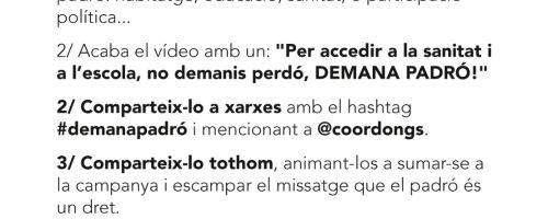 Et sumes a la campanya #DemanaPadró?