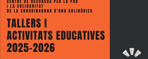 Catàleg de tallers i activitats educatives del CeDRe. Curs 25-26