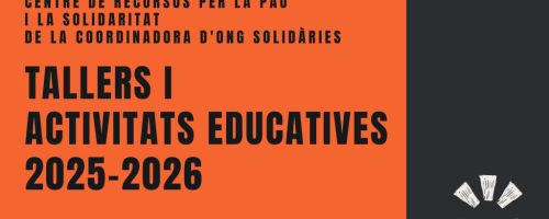 Catàleg de tallers i activitats educatives del CeDRe. Curs 25-26