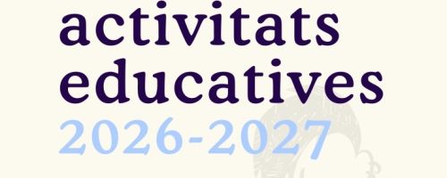 Catàleg de tallers i activitats educatives del CeDRe. Curs 26-27