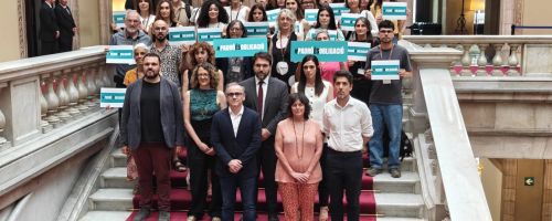                                                                                     PSC, ERC, COMUNS I CUP signen el Pacte pel Padró a Catalunya