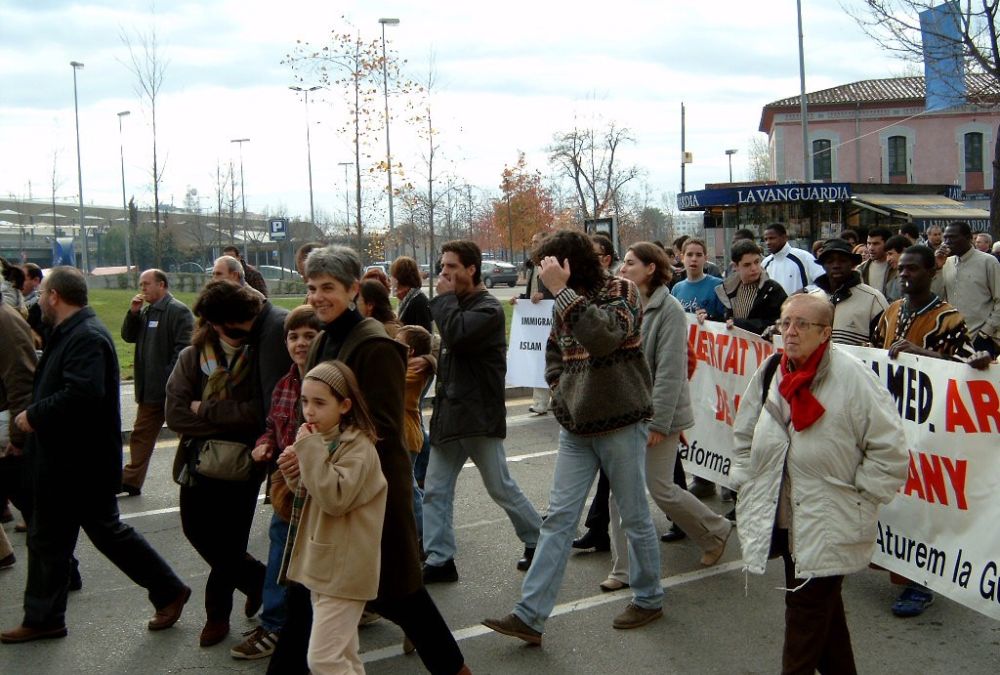 2004. Manifestació pels Drets Humans