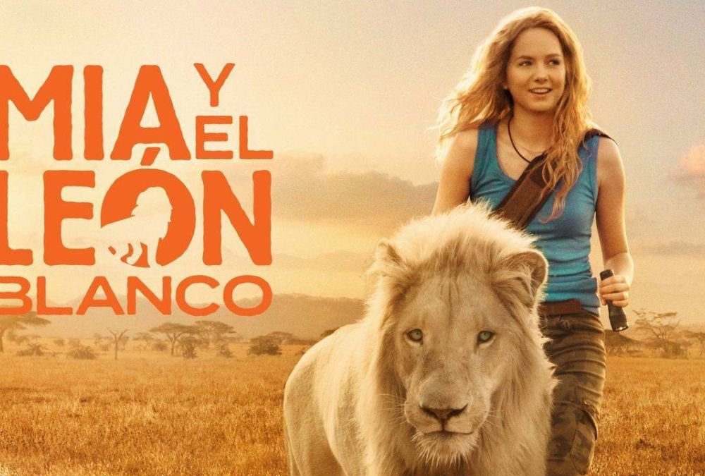 Mia y el león  blanco