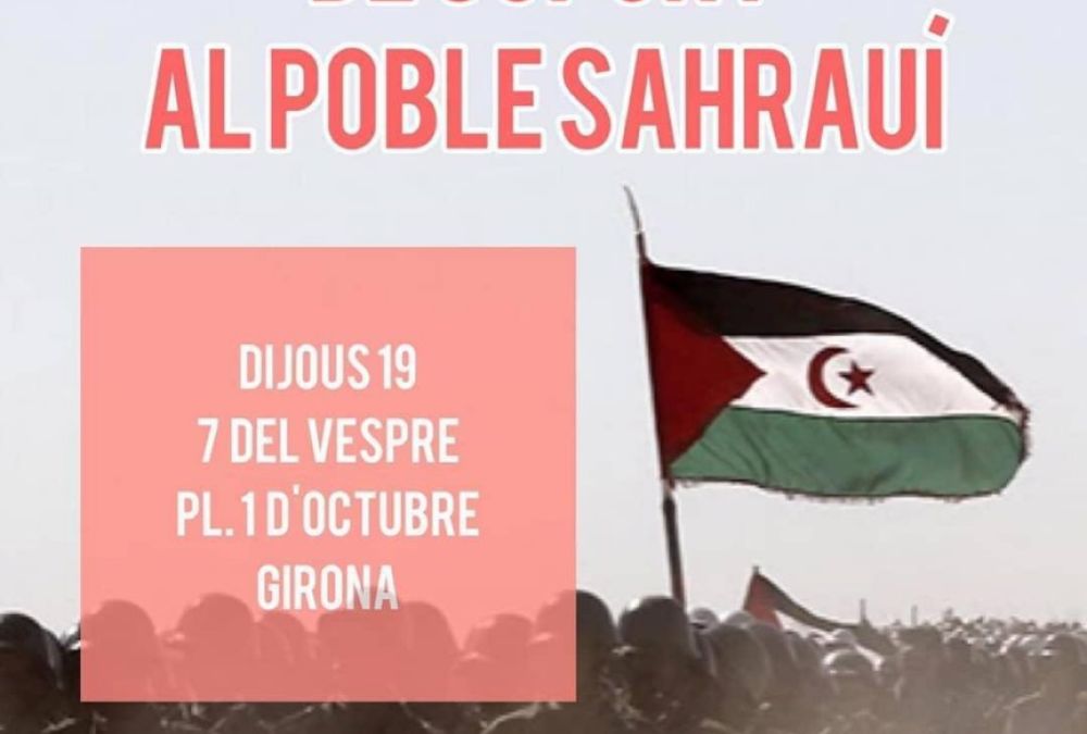 Tot el nostre suport al Poble Sahrauí