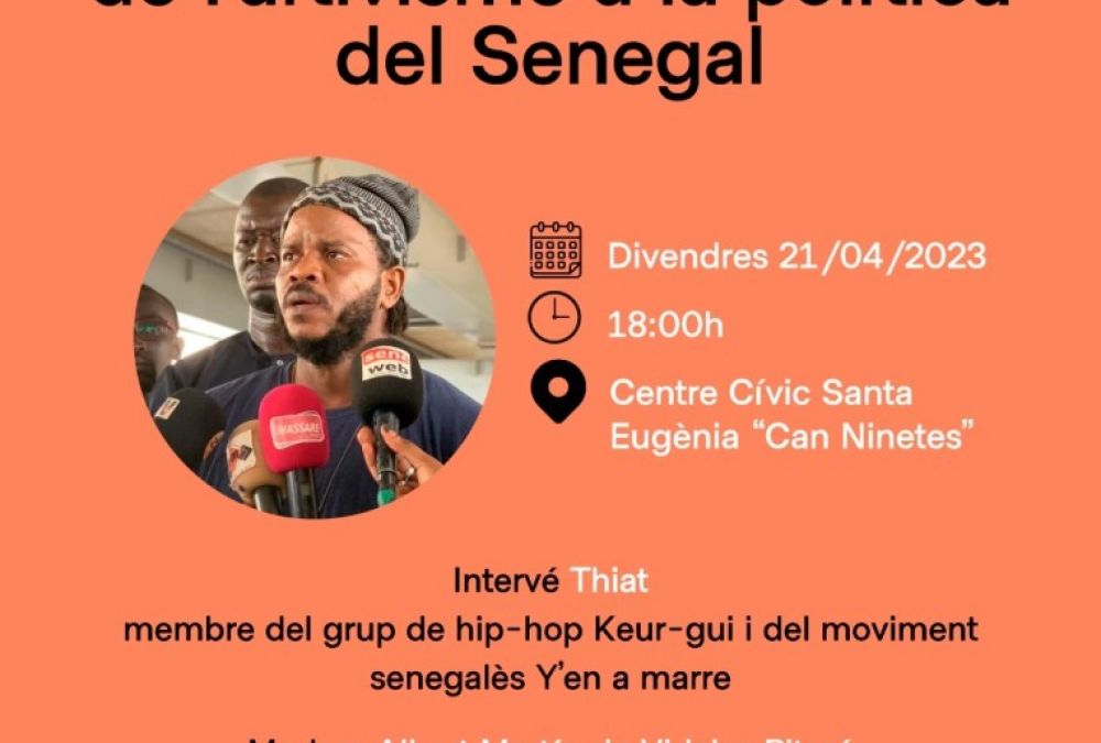 Els activistes pels drets humans Thiat i Melibea Obono arriben a Girona