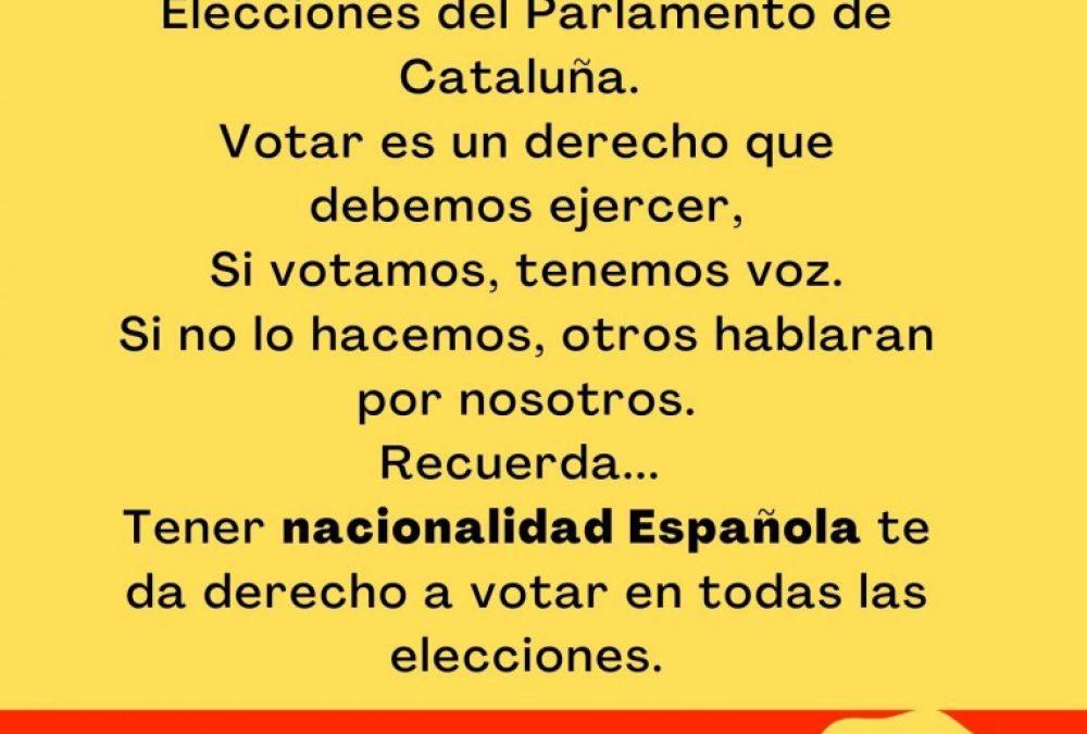 El dret a vot a les eleccions del 2021 pel Parlament de Catalunya