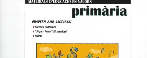 Materials d'educació en valors :  ODM6 pòster 1 a 5 super pepo el musical