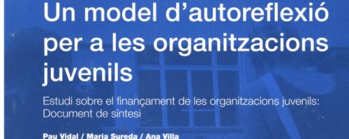 Un Model d'autoreflexió per a les organitzacions juvenils : estudi sobre el finançament de les organ