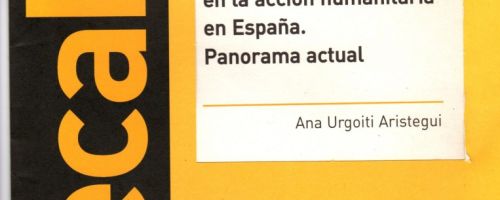 Los Recursos humanos en la acción humanitaria en España : panorama actual