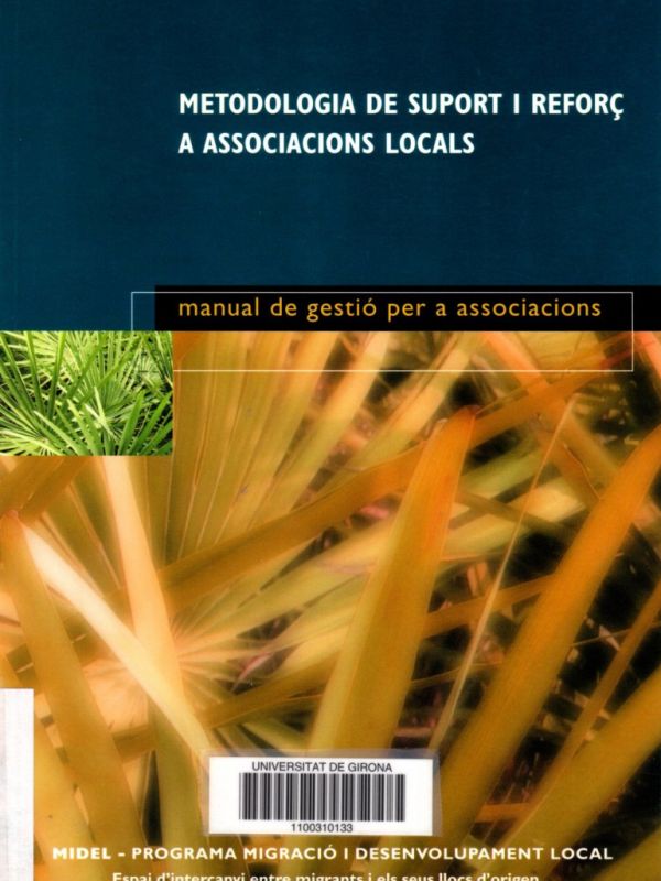 Metodologia de suport i reforç a associacions locals / Fons Català de Cooperació al Desenvolupament 