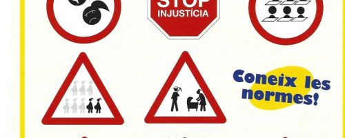 Materials d'educació en valors: Pòster Stop Injustícia