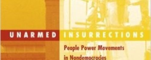 Unarmed Insurrections. People power movements in nondemocracies.