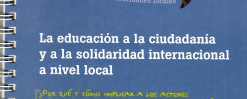 La educación a la ciudadanía y a la solidaridad internacional a nivel local