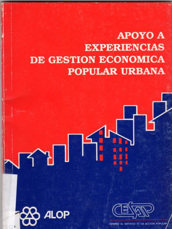 Apoyo a experiencias de gestión economica urbana