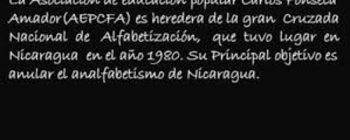 Nicaragua: leer para vivir  