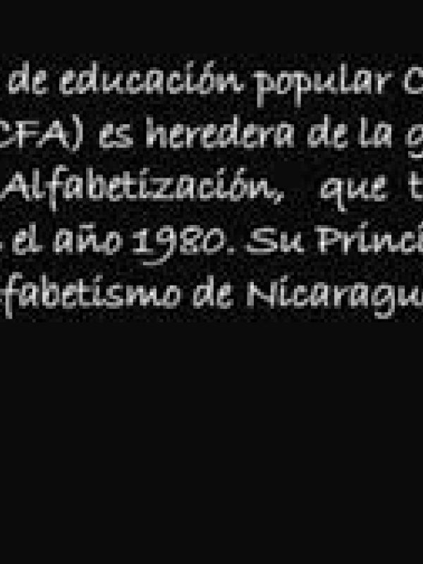 Nicaragua: leer para vivir  