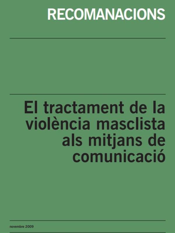 El tractament de la violència masclista als mitjans de comunicació