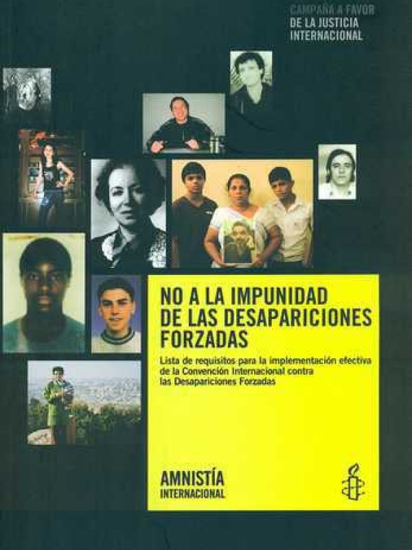 No a la impunidad de las desapariciones forzadas