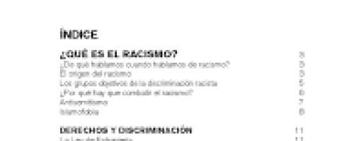 COMBATIR EL RACISMO, DEFENDER LA INMIGRACIÓN