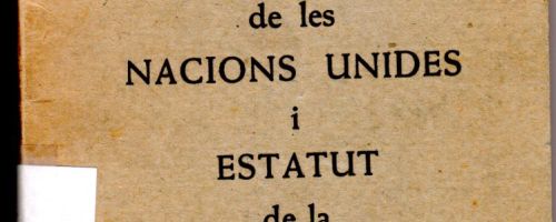 Carta de les Nacions Unides i Estatut de la Cort Internacional de Justícia 