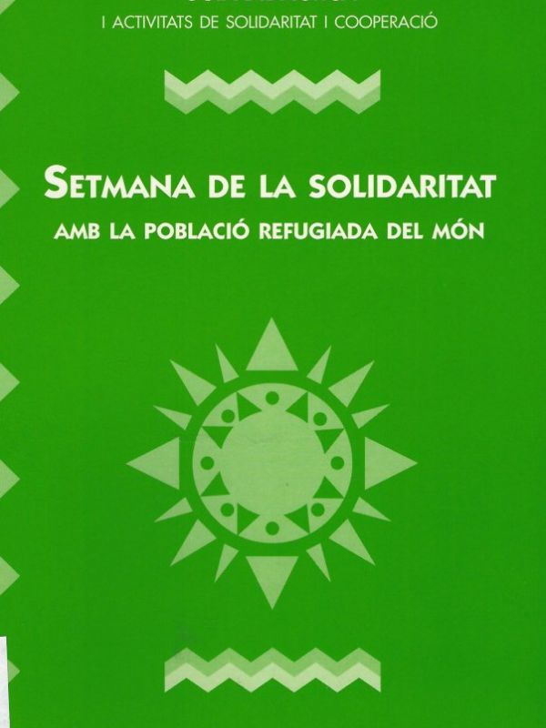 Guia didàctica i activitats de solidaritat i Cooperació de la Setmana de la solidaritat amb la pobla