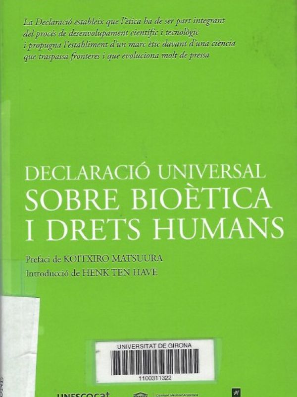 Declaració universal sobre bioètica i drets humans