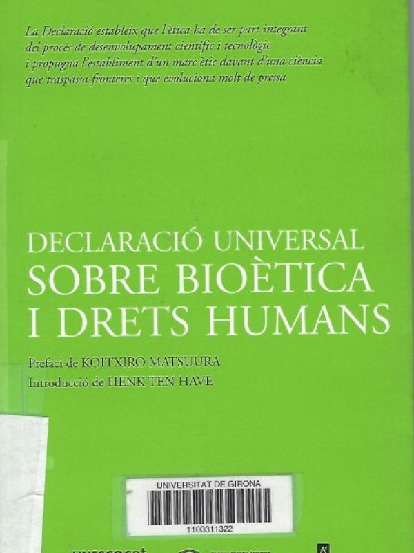 Declaració universal sobre bioètica i drets humans